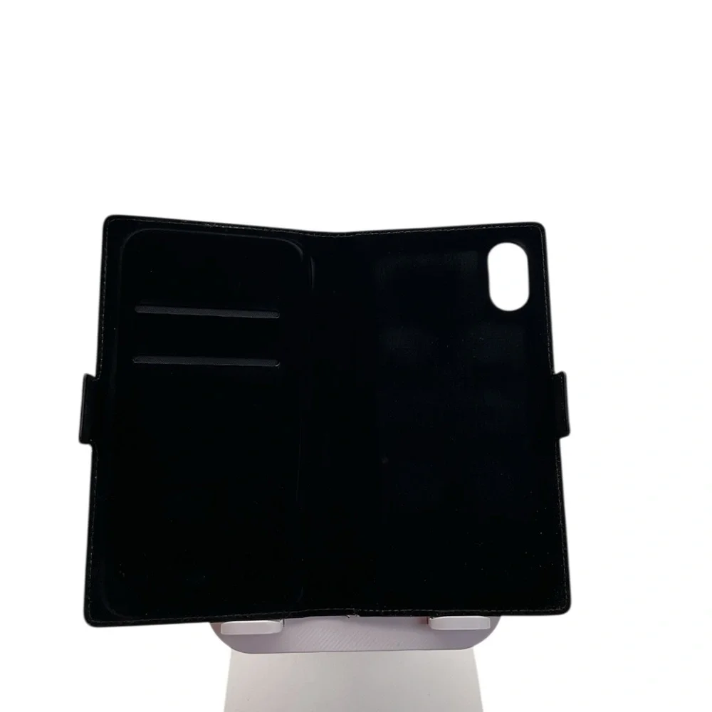 Kate‎ Spade Black and Gold Folio Phone Case phone removeble